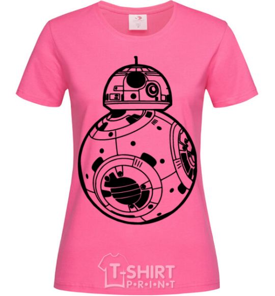 Women's T-shirt BB-8 black heliconia фото