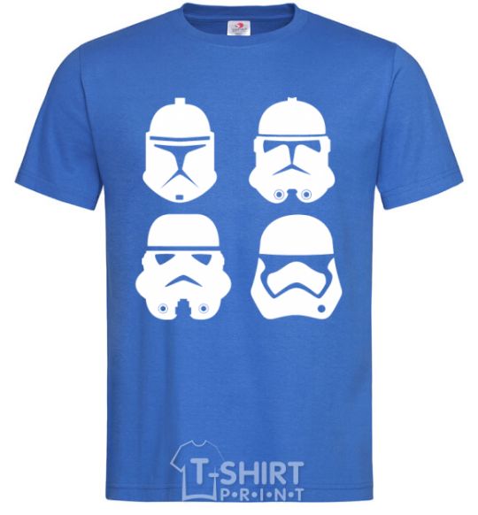 Men's T-Shirt Stormtroopers evolution royal-blue фото