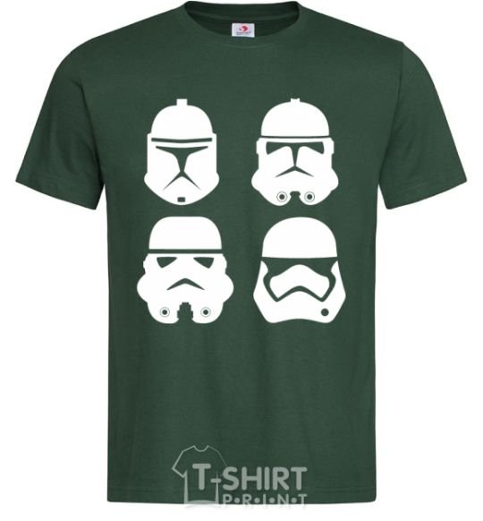 Мужская футболка Штурмовики эволюция Темно-зеленый фото
