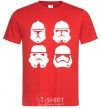 Men's T-Shirt Stormtroopers evolution red фото