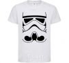 Kids T-shirt Stormtrooper face White фото