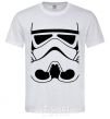 Men's T-Shirt Stormtrooper face White фото