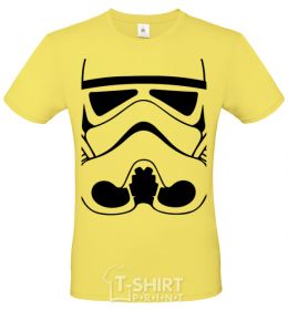 Men's T-Shirt Stormtrooper face cornsilk фото