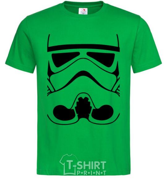 Men's T-Shirt Stormtrooper face kelly-green фото