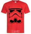 Men's T-Shirt Stormtrooper face red фото