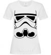 Women's T-shirt Stormtrooper face White фото