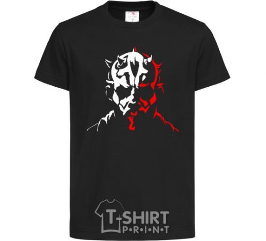 Kids T-shirt Darth Maul black фото