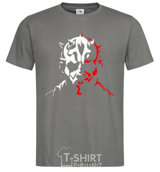 Men's T-Shirt Darth Maul dark-grey фото