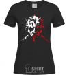 Women's T-shirt Darth Maul black фото