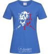Women's T-shirt Darth Maul royal-blue фото