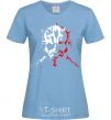 Women's T-shirt Darth Maul sky-blue фото