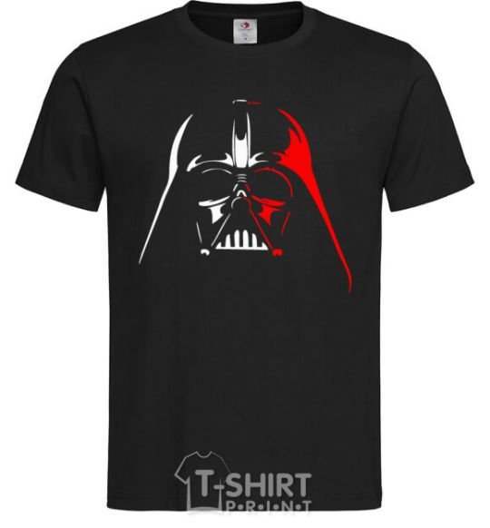 Men's T-Shirt Darth Vader white and red black фото