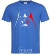 Men's T-Shirt Darth Vader white and red royal-blue фото