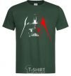 Men's T-Shirt Darth Vader white and red bottle-green фото