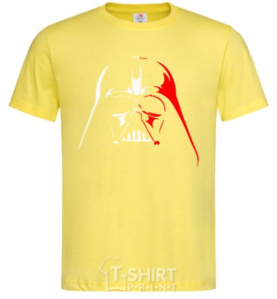 Men's T-Shirt Darth Vader white and red cornsilk фото