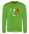 Sweatshirt Darth Vader white and red orchid-green фото