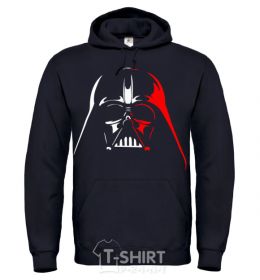 Men`s hoodie Darth Vader white and red black фото