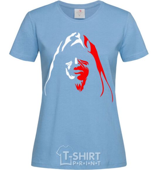 Women's T-shirt Emperor Palpatine sky-blue фото