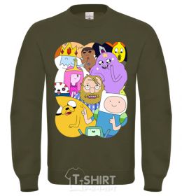 Sweatshirt Adventure time heroes sand фото