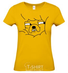 Women's T-shirt Happy Jake cornsilk фото