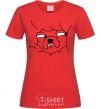 Women's T-shirt Happy Jake red фото