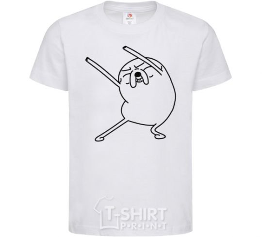 Kids T-shirt A very happy Jake White фото