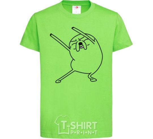 Kids T-shirt A very happy Jake orchid-green фото