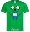 Men's T-Shirt Jake and the calculator kelly-green фото