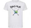 Детская футболка Bro hug Белый фото