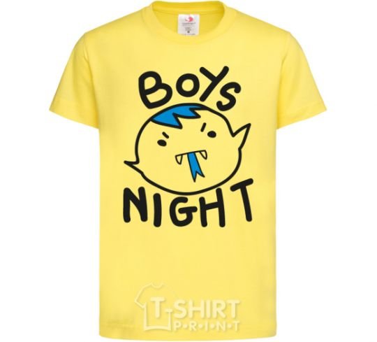 Kids T-shirt Boys night cornsilk фото