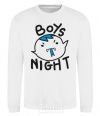Sweatshirt Boys night White фото