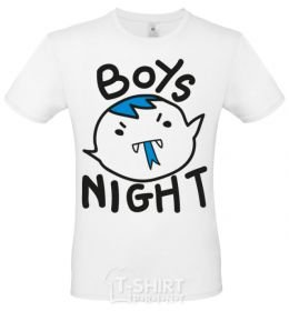 Men's T-Shirt Boys night White фото