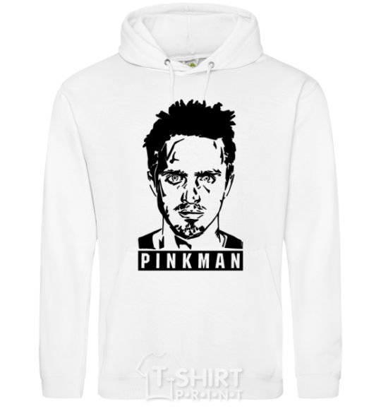 Men`s hoodie Pinkman White фото
