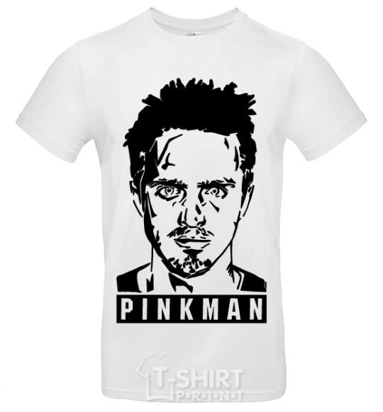 Men's T-Shirt Pinkman White фото