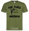 Men's T-Shirt Fun with flags millennial-khaki фото