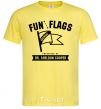 Men's T-Shirt Fun with flags cornsilk фото