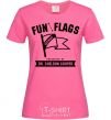 Женская футболка Fun with flags Ярко-розовый фото