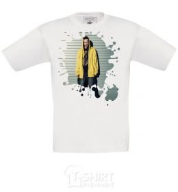 Kids T-shirt Aron Paul White фото