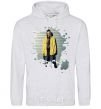 Men`s hoodie Aron Paul sport-grey фото