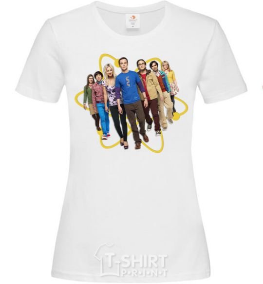 Women's T-shirt The Big Bang Theory White фото