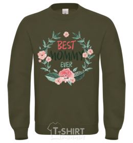 Sweatshirt Best mommy ever flowers sand фото