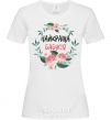 Women's T-shirt The best grandmother White фото