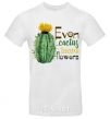 Men's T-Shirt Even cactus have flowers White фото
