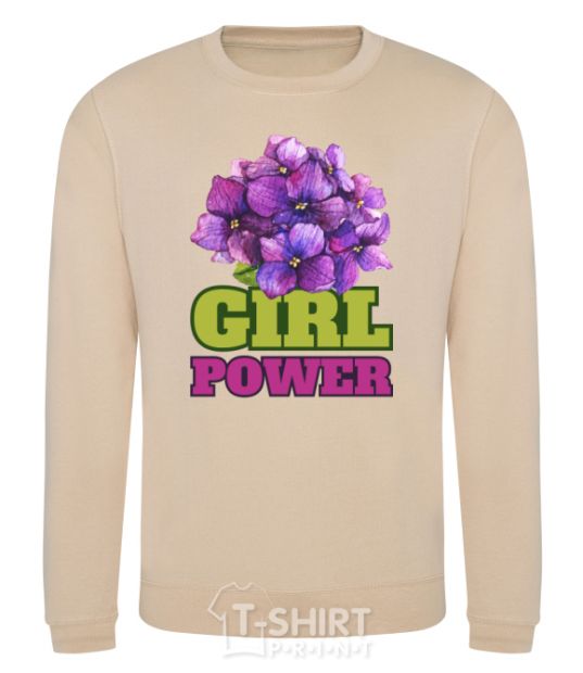 Sweatshirt Girl power sand фото