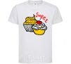 Kids T-shirt Sweet cakes White фото