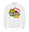 Sweatshirt Sweet cakes White фото