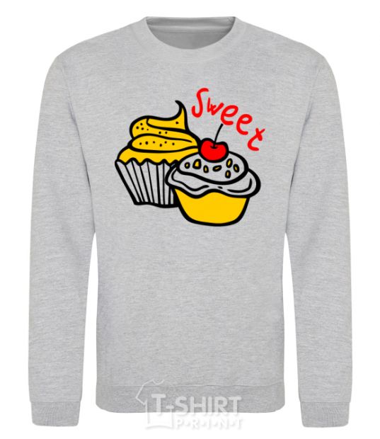 Sweatshirt Sweet cakes sport-grey фото