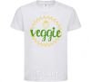 Детская футболка Veggie Белый фото