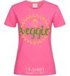 Женская футболка Veggie Ярко-розовый фото