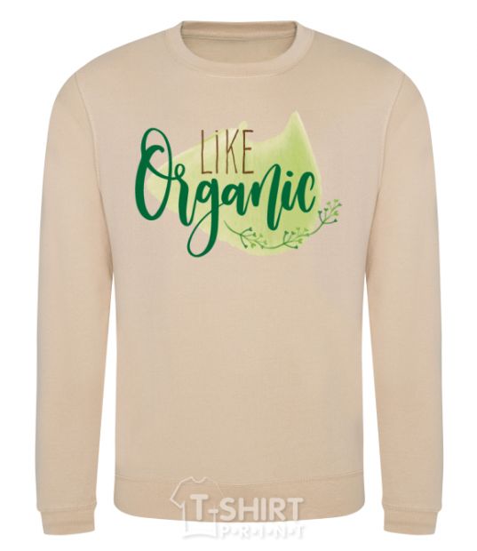 Sweatshirt Like organic sand фото